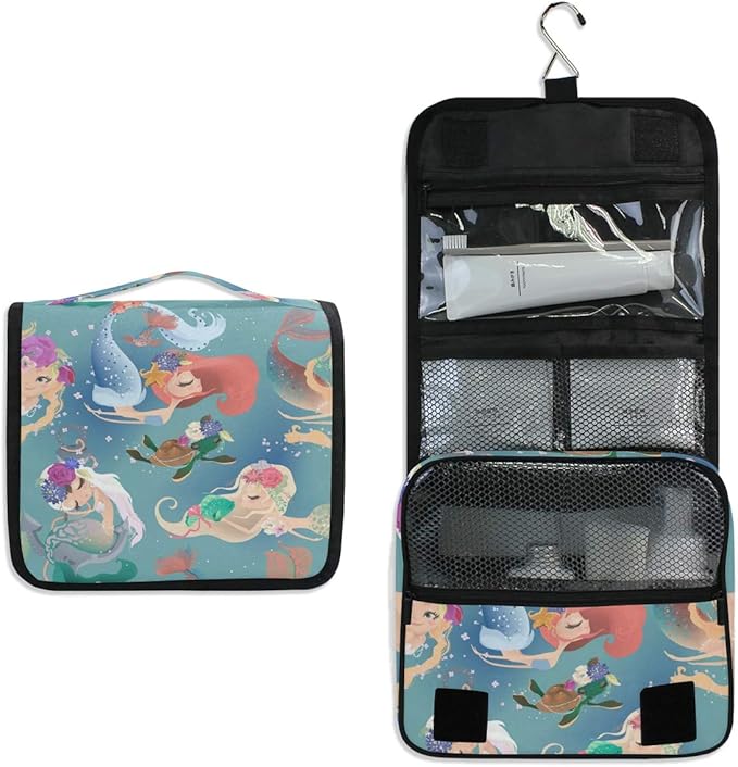 senya Hanging Travel Toiletry Bag Kit Makeup Case Cosmetics Organizer for Men Women