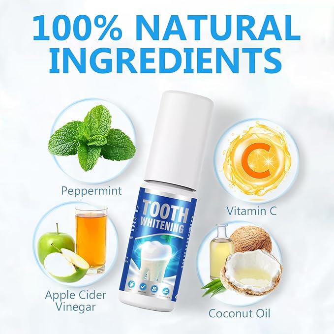 Tooth Paint, Instant Teeth Whitening Paint, Simple & Quick White Paint for Teeth, Safe & Gentle, Long-Lasting, Get Confident Smile