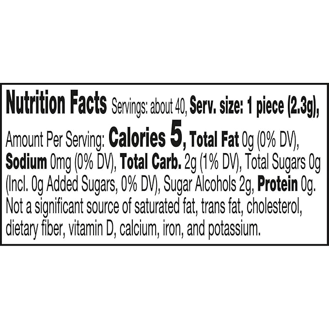 Cubes Chewing Gum, Sugar Free, Orange Cream Pop, 40 Pieces, LIMITED EDITION, (Pack of 2)