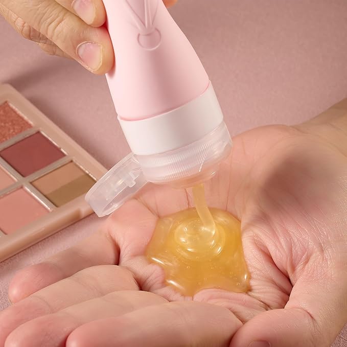 INSFIT Travel Bottles for Toiletries, TSA Approved 3oz Travel Size Containers, BPA Free Leak Proof Squeezable Silicone Tubes for Shampoo Conditioner Lotion Soap with Labels