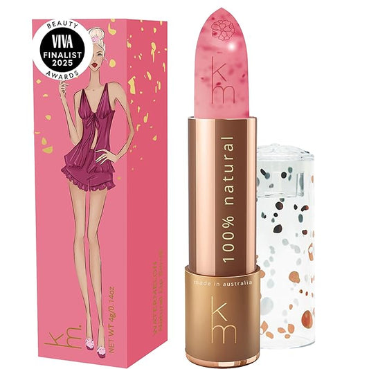 Natural Lip Scrub – 100% Natural Lip Exfoliator Made in Australia, Cruelty-Free | Polishes with Sugar Crystals | Nourishes with Shea, Jojoba & Avocado Oils | For Smooth, Beautiful, Hydrated Lips