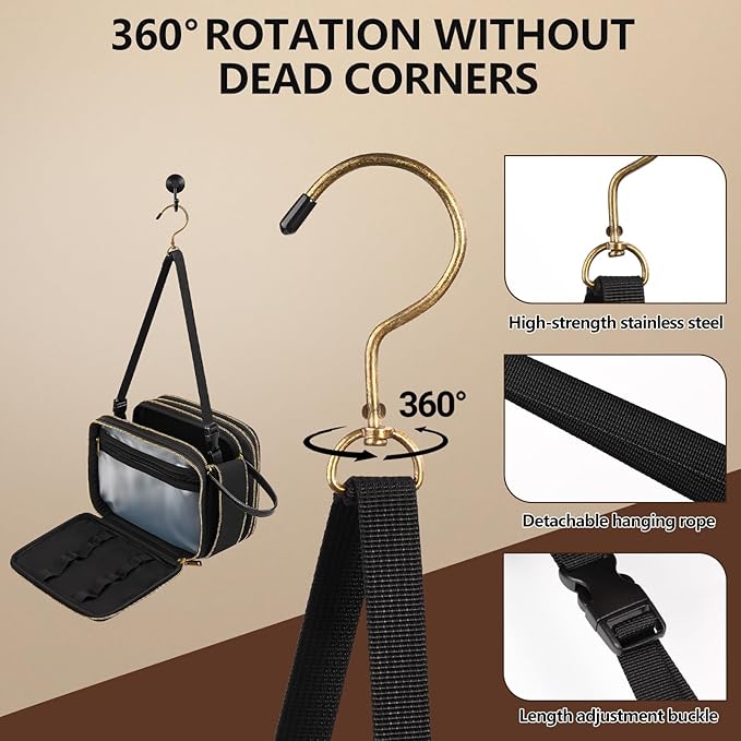 Large Mens Toiletry Travel Bag,Shaving Bag for Toiletries,Hygiene Bag for Men Toiletries Accessories (Black)