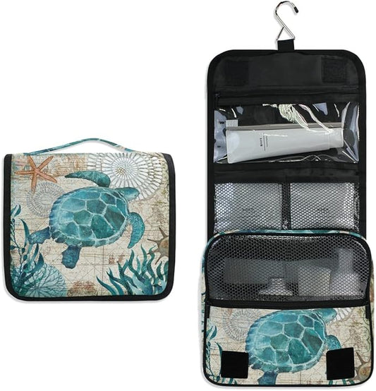 senya Hanging Travel Toiletry Bag Kit Makeup Case Cosmetics Organizer for Men Women