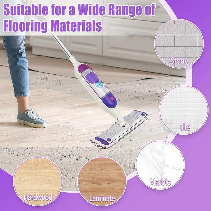 20 Count Disposable Pads Replacement for Swiffer Power Mop Pads, Fit for Swiffer Power Mop, Compatible with Swiffer Power Mop Refills, Multi-Surface Mop and PowerMop Wood Mop Floor