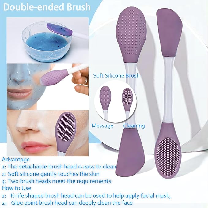 Jelly Mask Powder for Facials Care,Hyalorunic Acid Moisturizing Jelly Face Mask,Professional Peel Off Rubber Mask, Hydrating Gel Face Masks with Double-ended Silicone Brush, 23 Fl Oz