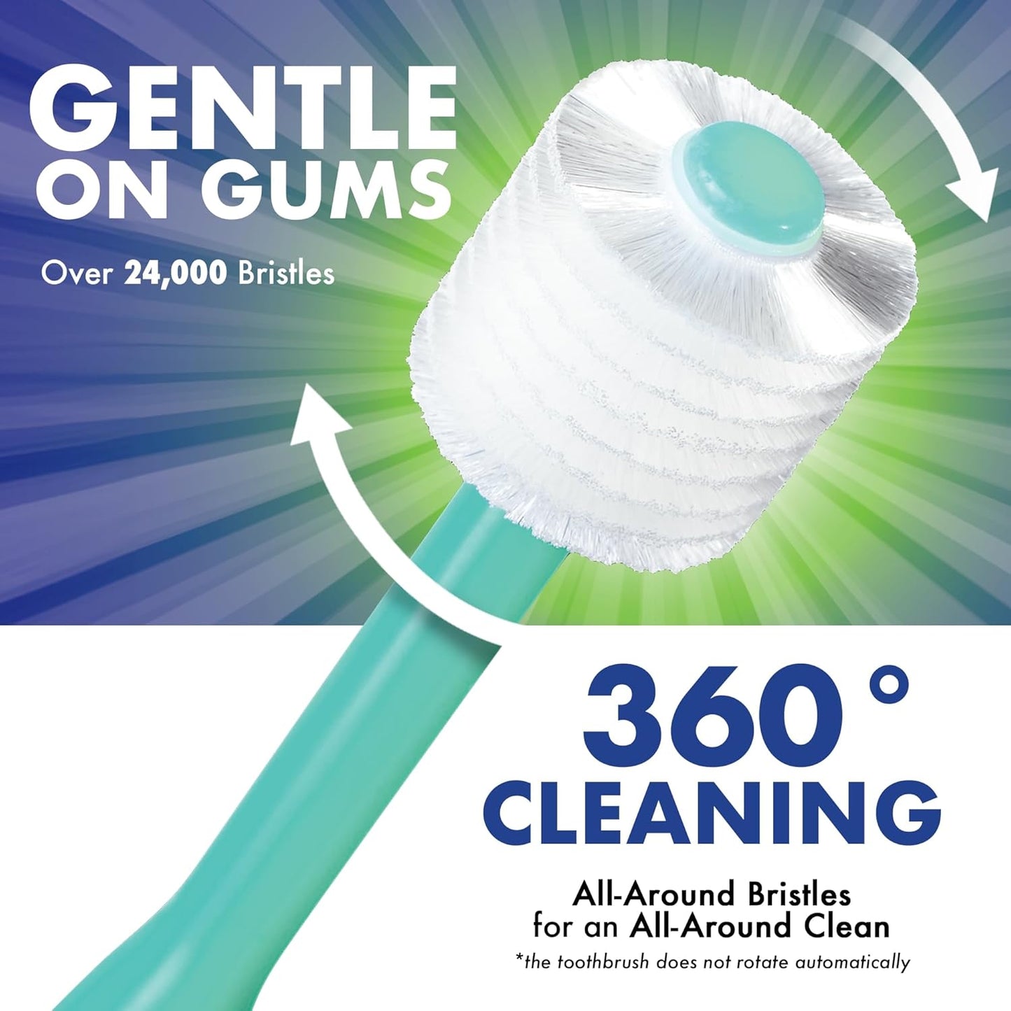 Brilliant Oral Care Baby Toothbrush with Soft Bristles and Round Head, for a Toddler Approved, Easy to Use All-Around Clean Mouth, Ages 0-2 Years, Blue Mint Yellow, 3 Pack