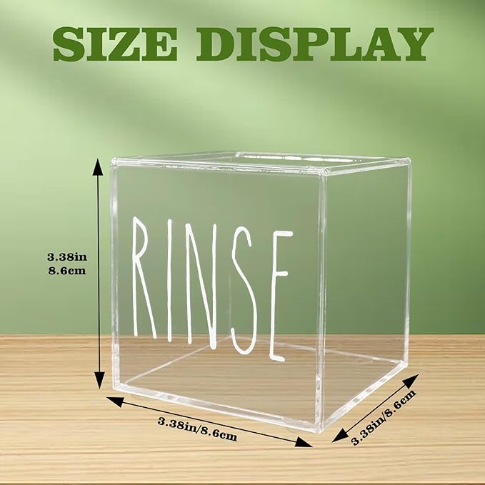 Transparent Acrylic Dixie Cup Dispenser, Disposable Paper Cup Dispenser Storage Holder, 3/5 oz Dixie Cup Holder, Bathroom Paper Cup Rinse Organizer, Disposable Cup Caddy, Water Dispenser Cup Holder