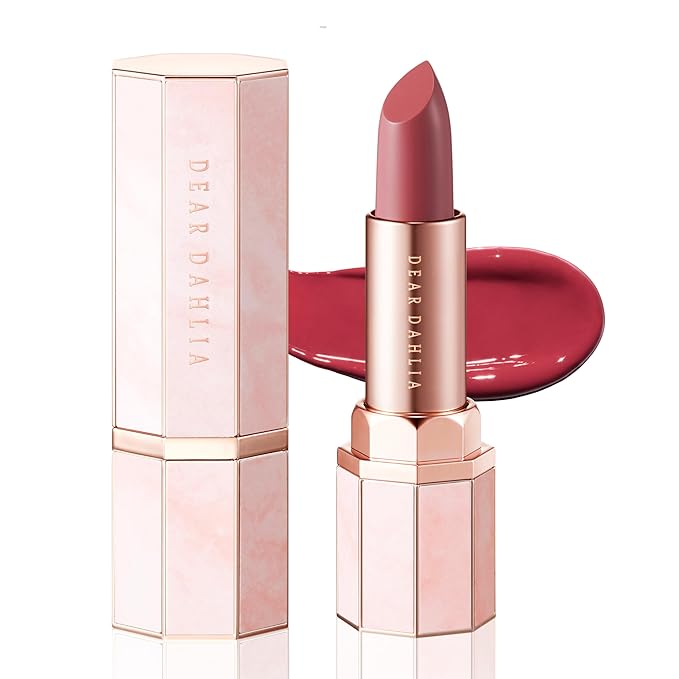 DEARDAHLIA Lip Paradise Sensual Lip Glow (Felicia) - Weightless Hydrating Vegan Lipstick with Glossy Finish, Natural Radiant Glow & Shea Butter Nourishment. 0.11 oz