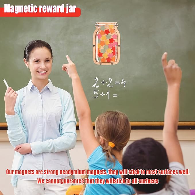 Magnetic Reward Jar,Personalized Reward Jar,Classroom Reward Jar,Kids Reward Jar
