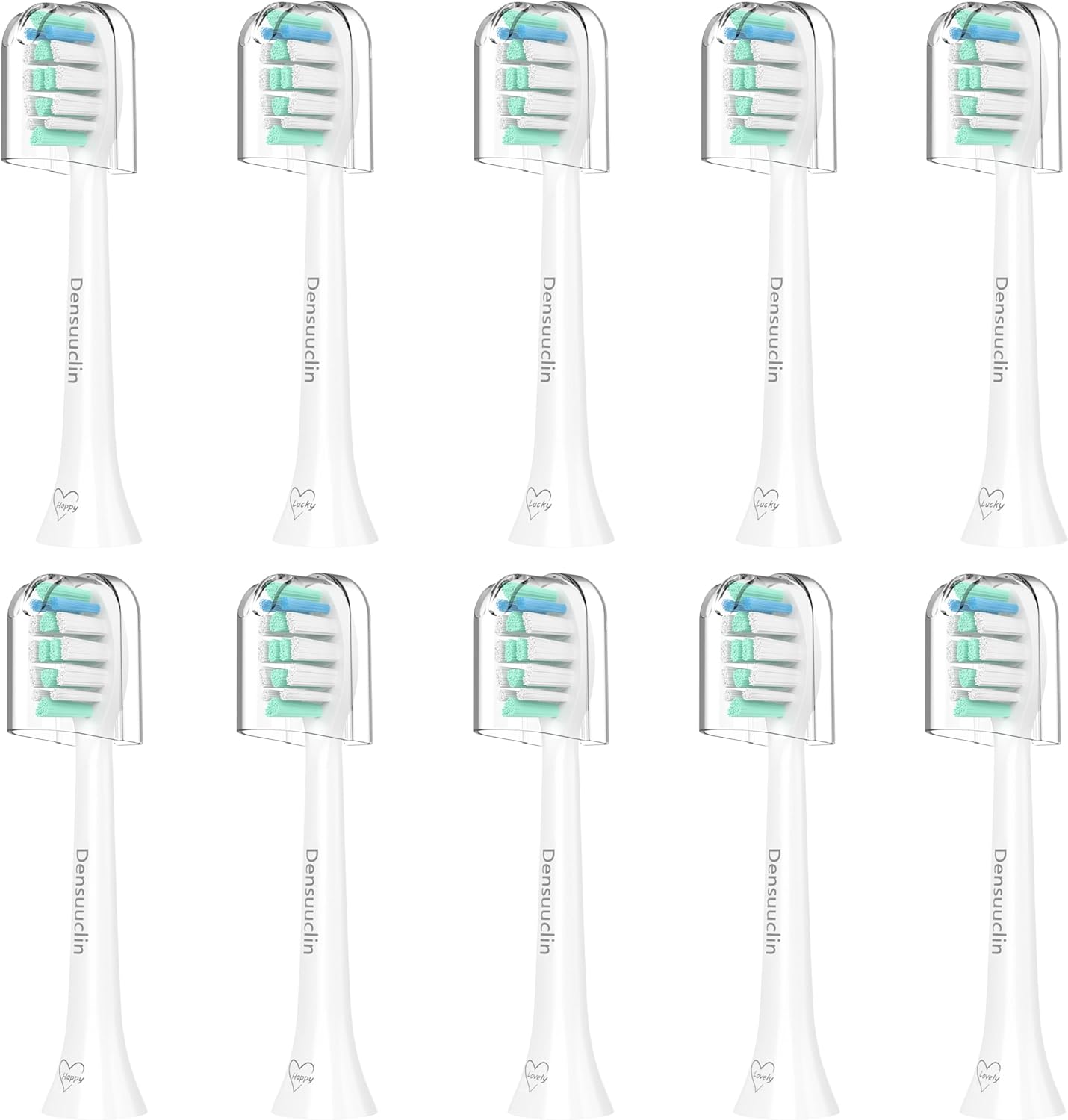 Replacement Toothbrush Heads for Philips Sonicare Replacement Heads, Replacement Brush Head Compatible with Phillips Sonicare Electric Toothbrush, 10 Pack