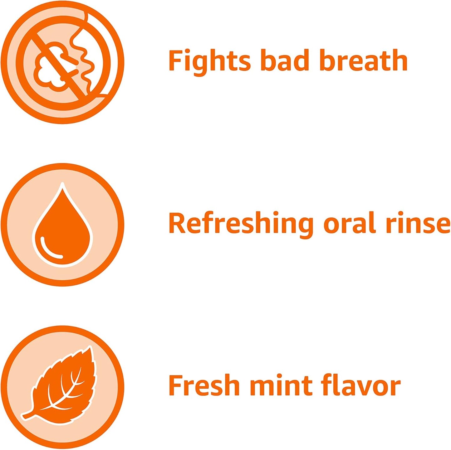 Amazon Basics Fresh Breath Mouthwash, Mint, 33.8 Fl Oz, (Previously Solimo)