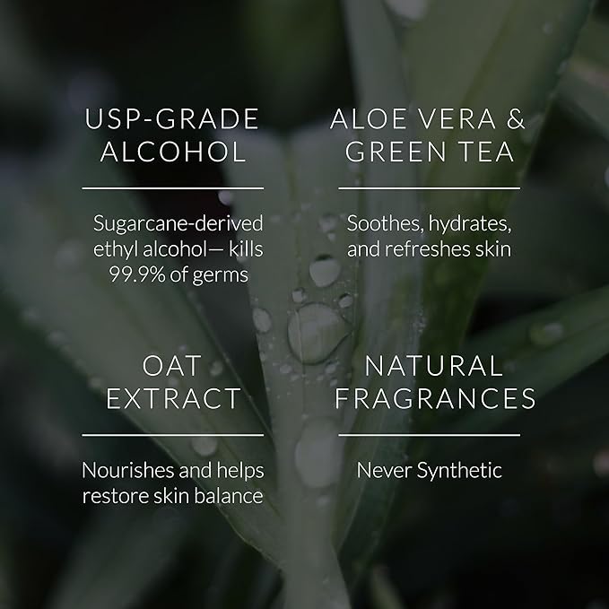 Noshinku – Bergamot Hand Sanitizer Wipes, 6-Pack (90 Towelettes) – Resealable Travel Wipes with Ethyl Alcohol, Aloe & Green Tea, Plant-Based Fiber, Essential Oil Scents, Cruelty-Free & No Dyes