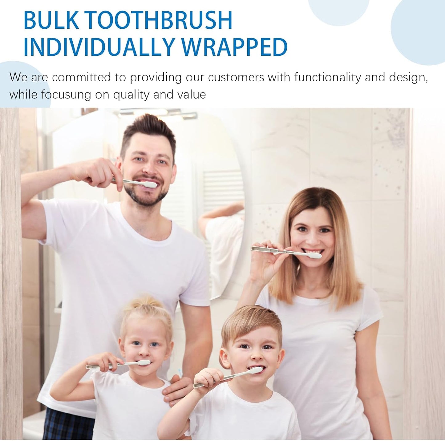 Uiifan 100 Sets Disposable Toothbrushes with Toothpaste Bulk Individually Wrapped Travel Toothbrush Kit Soft Bristle Tooth Brushes Homeless Supplies for Hotel Shelter Nursing Home Charity Donation