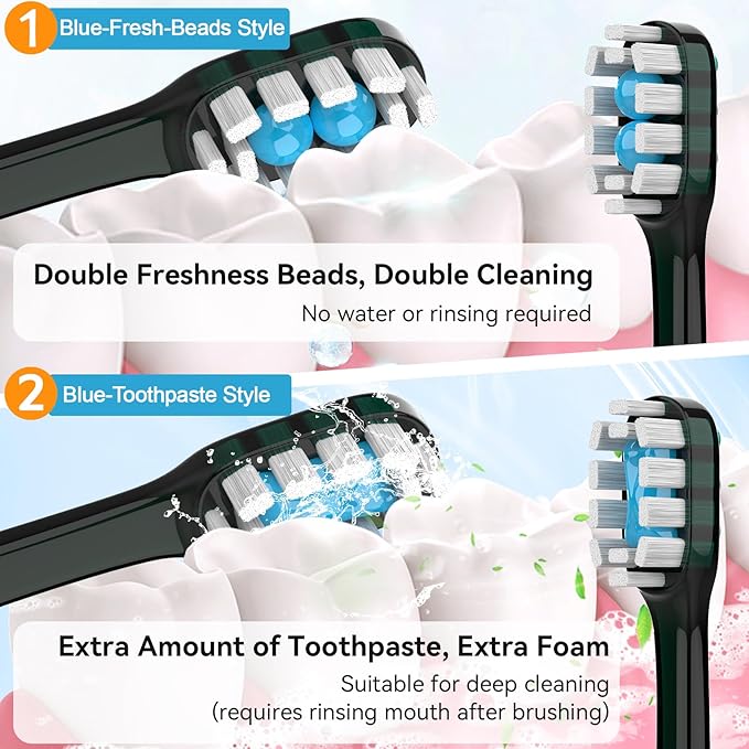 40Pack Disposable Toothbrush with Pre-Pasted Toothpaste 5-in-1 Mini Travel Toothbrush Deep Clean with Toothpick, Flosser, Tongue Scraper for Superior Oral Hygiene, Individually Wrapped