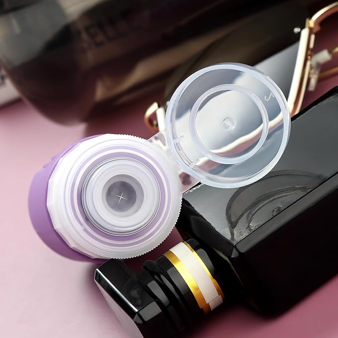 Travel Bottles for Toiletries, Tsa Approved 2oz Travel size Bottles, BPA Free Leak Proof Travels Toiletry Containers, Traveler Accessories with Toiletry Bag for Shampoo Liquid (4 Pack)