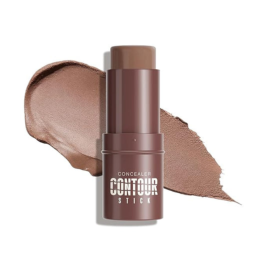 Cream Contour Stick, Cool Toned Contour & Sculpt Stick for Natural Sculpted Face Makeup, Creamy Texture & Non Cakey, Long Lasting Cream Bronzer Stick, Buildable & Highly Pigmented (07 Bronzer)