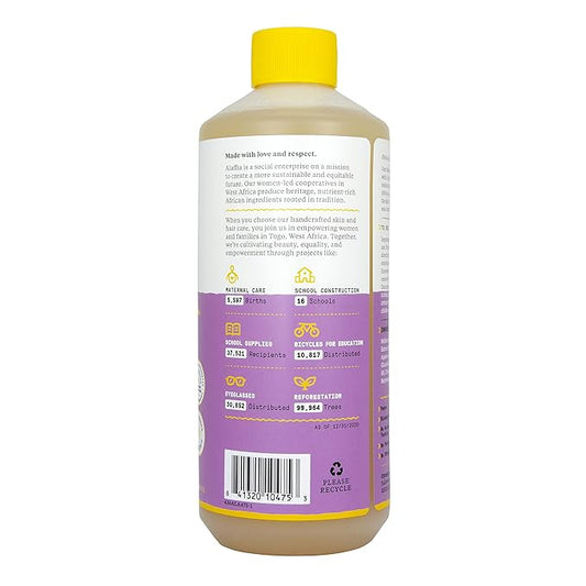 Alaffia Babies and Kids Bubble Bath, Gentle Bath Essentials for Delicate Skin, Plant-Based Formula, Paraben & Sulfate-Free, Vegan, with Long-Lasting Bubbles, Lemon Lavender, 2 Pack - 16 Fl Oz Ea