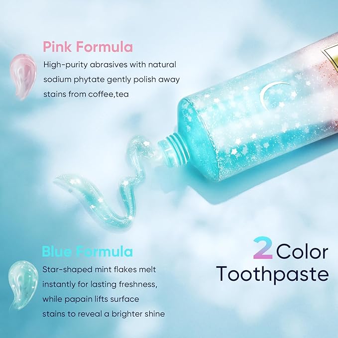 BodyAccel Niacinamide Toothpaste – Whitening & Fluoride-Free, Fresh Breath & Healthy Gums, Removes Surface Stains, Natural Peach Flavor (1 Pack)