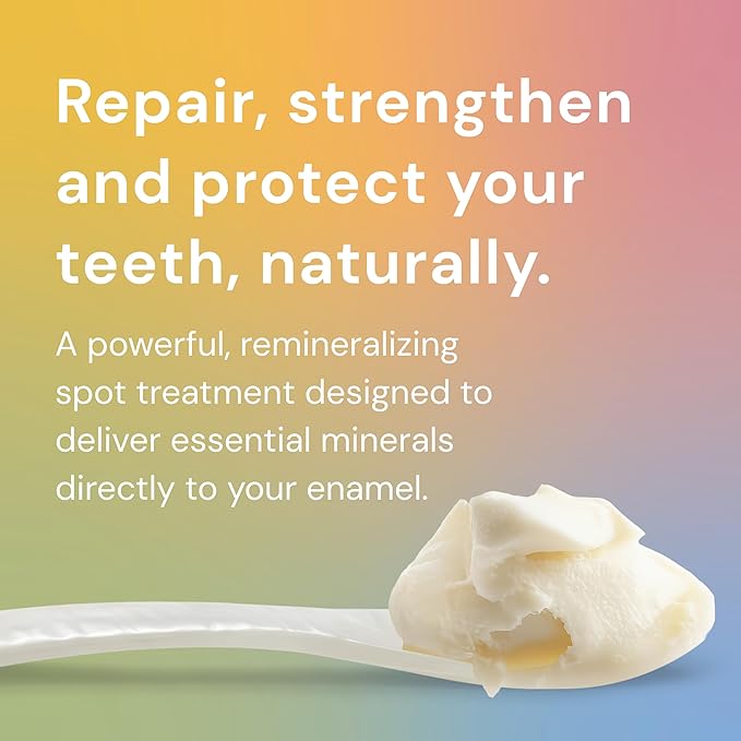Bliss Energetics Remineralizing Tooth Puddy | Fluoride-Free with Hydroxyapatite | Remineralization | All Natural Ingredients & Preservative Free | Mineral-Rich Spot Treatment 2oz