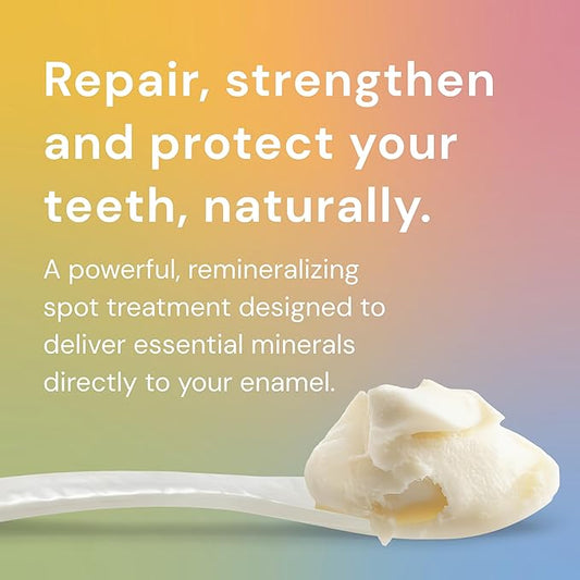 Bliss Energetics Remineralizing Tooth Puddy | Fluoride-Free with Hydroxyapatite | Remineralization | All Natural Ingredients & Preservative Free | Mineral-Rich Spot Treatment 2oz