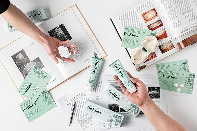 Dr. Klove Clove Natural Toothpaste (Gum Protection) – Fluoride-Free, Fragrance-Free, Natural Clove Oil, Safe for Pregnancy, Single & Gift Set Option (1)