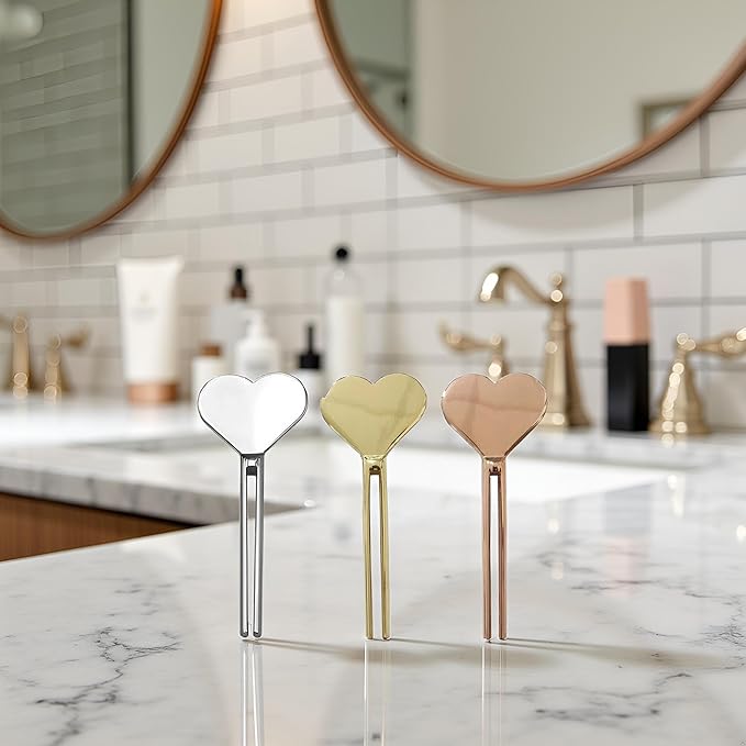 3Pcs Metal Manual Toothpaste Squeezer,Stainless Steel Dispenser Tube Squeezer,Hand Cream Tube Key Roller Set,Metal Tube Squeezer Rolling Key for Bathroom Cosmetic, Aids and Accessories