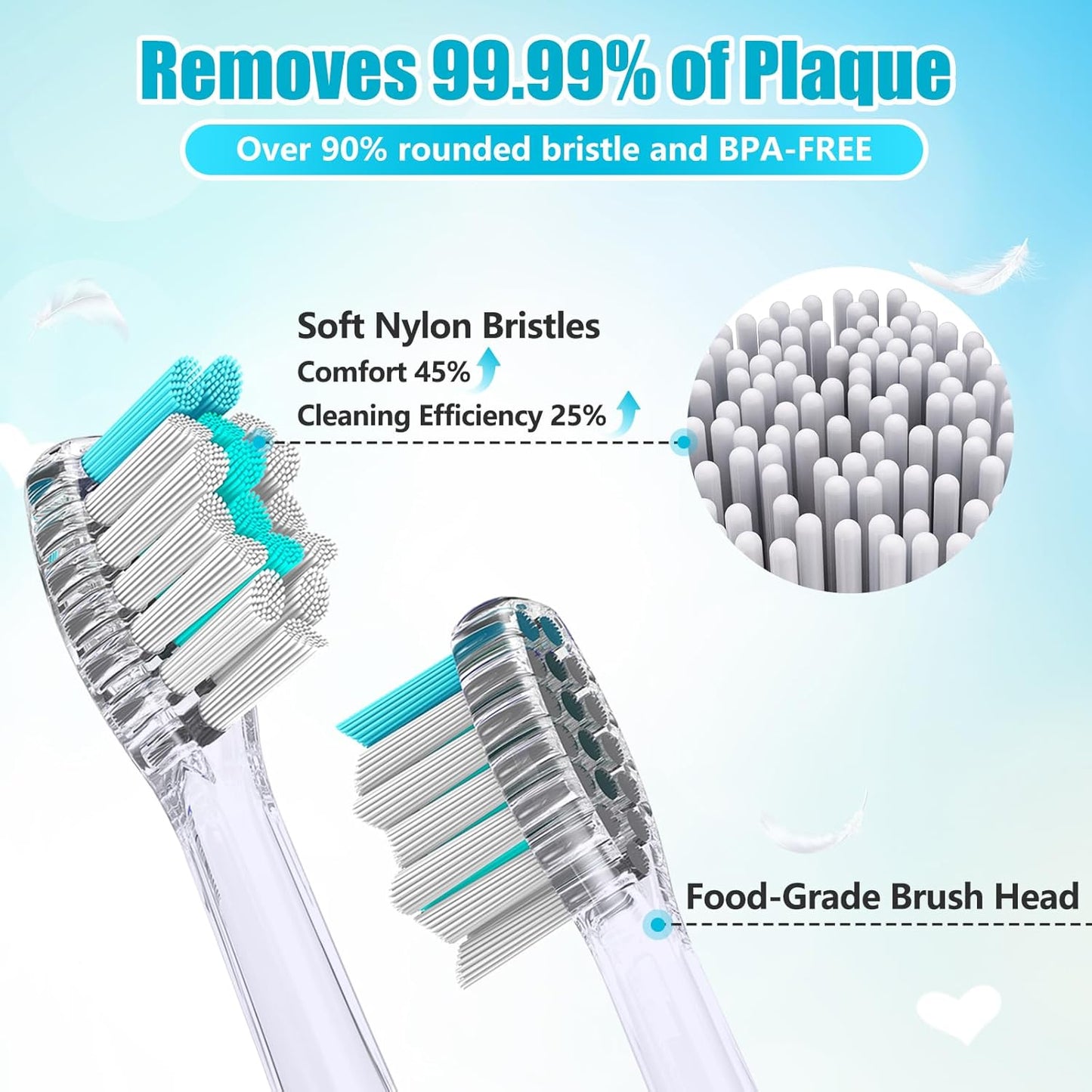 Kids Electric Toothbrush Toddler Toothbrush Age 2-4-8-12 Electric Toothbrush Kids with Timer Rainbow LED Light Up Vibrating Toothbrush Battery Operated Childrens Sonic Tooth Brush (Astronauts Blue)