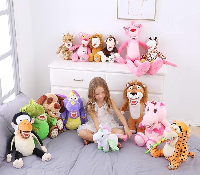 Tooth Fairy Plush, Oral Health Presentation Doll Puppet Little Lion Tooth Fairy Dental Educational Plush Small Size Doll with Teeth for Kids Chidren Boys Girls