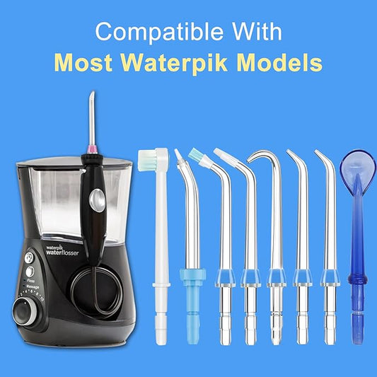 Replacement Tips for Waterpik Water Flosser Classic Jet Tips Waterpik' Replacement Parts (8 Tips)