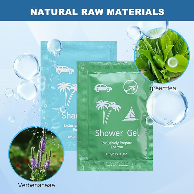 Bulk Hygiene Kits for Homeless,Disposable Toothbrushes with Toothpaste and Comb for Homeless Individually Wrapped，Basic Toiletry Kits Travel Size Shampoo And Body Wash For Hotel,Air Bnb Charity(100)