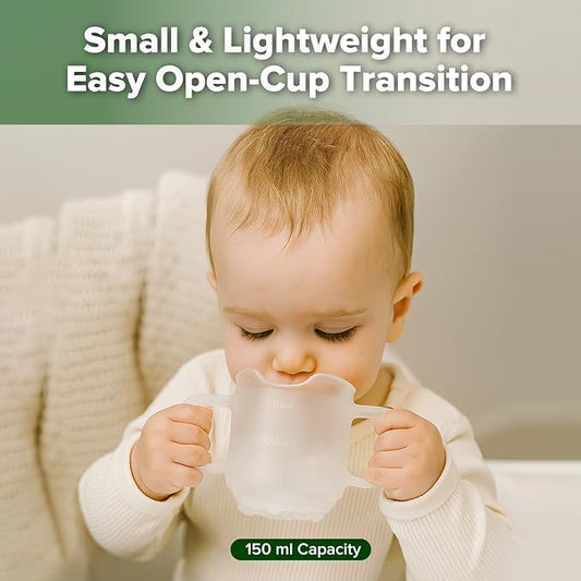 haakaa Silicone Toddler Cups, BPA Free Drop-proof Training Cups for Baby 6 Months+, 5 Ounce