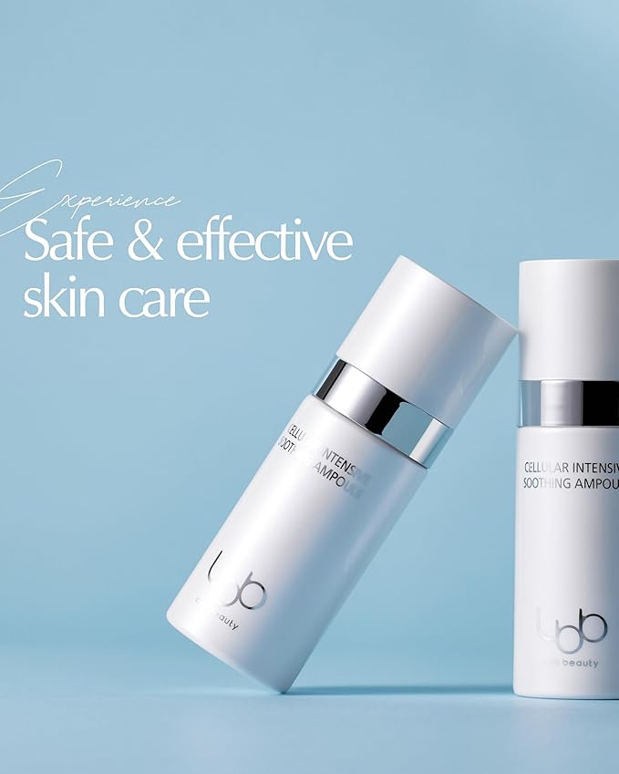 LBB Cellular Intensive Soothing Ampoule - Vegan Moisture Glow Calming Face Spray Serum - Skin Balancing, Radiance, Moisturizing - Tangerine Cellular Red Ginseng, Prebiotics 2.03 fl.oz.