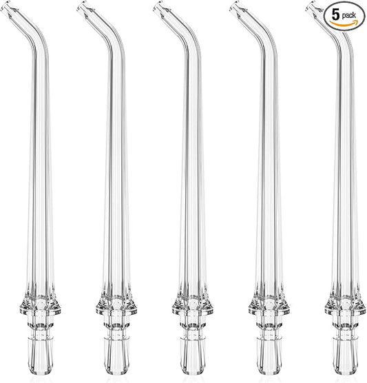 Replacement Head for AquaSonic Icon Water Flosser, Replacement Tips Oral Irrigator Jet Tips,Only Compatible AquaSonic Icon Water Flosser(5 Classic Jet Tips)