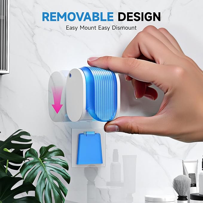Toothbrush Holders for Bathrooms【Upgrade Single Slot Design】 Toothbrush Holder Wall Mounted with Cover Moisture-Proof and Dust-Proof Toothbrush Storage Organizer for Shower Family and Travel 4PCS