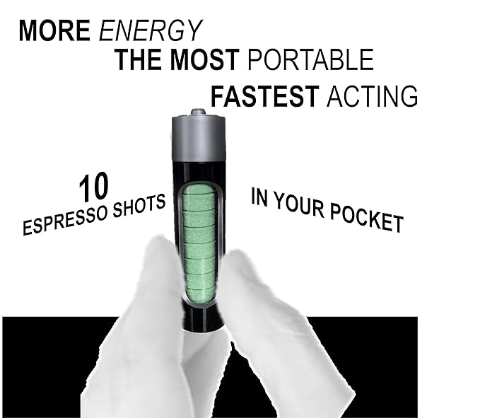 Caffeine Mints by Rally, 60milligram Caffeine, Instant Energy, Fresh Breath Caffeinated Mints, 0 Sugar, Natural Peppermint Flavor (2 Packs, 20 Mints)