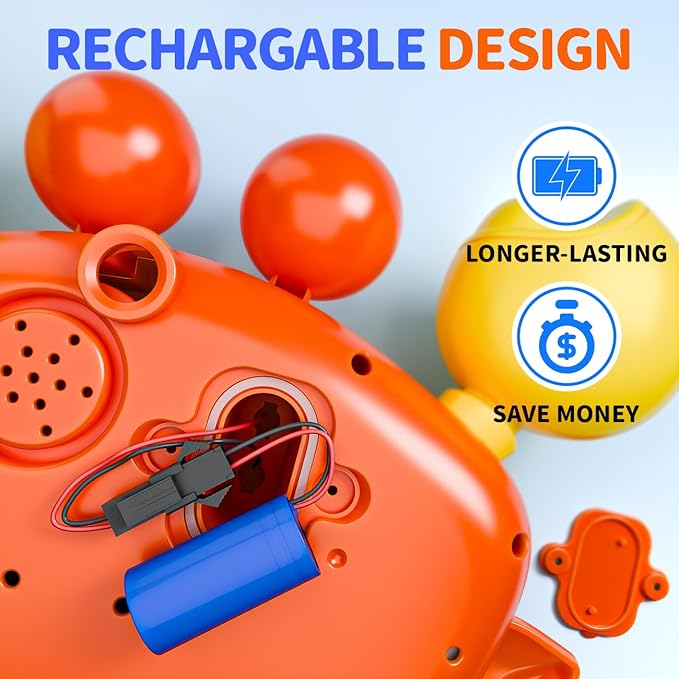 Bath Toys for Kids Ages 1-3: Bath Bubble Machine with 12 Music - Bath Toys Toddlers 2-4-8 Bathtub Bubble Maker - Bath Toy for Babies 12+ Months