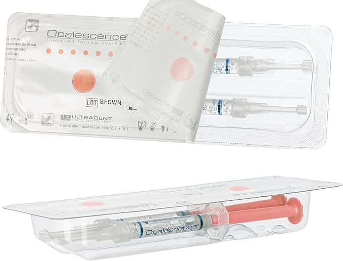 Opalescence 20% with PF Whitening Whitening Refill Kit (8 Syringes) Carbamide Peroxide. Made by Ultradent, in Melon Flavor. Tooth Whitening Refill Syringes - B-5401-4