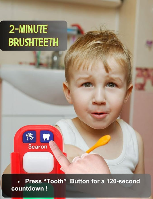 Searon Toothbrush Timer for Kids, 2 Minutes Teeth Brushing, 20 Seconds Hands Washing Timer for Kids Brushing Teeth Washing Hands