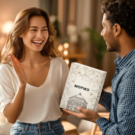 Sonic Electric Toothbrush for Adults - 6 Modes Rechargeable Electric Toothbrush with 4 Replace Brush Heads, Power Sonic Toothbrush with Travel Case, Ideal Gift for Men Women, White