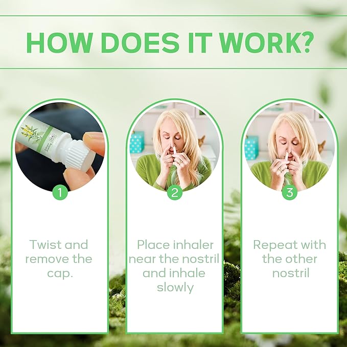 Mullein Respiratory Wellness Bundle: Herbal Lung Detox Diffuser (600 Uses) + 3-Pack Nasal Sticks – Craving Relief, Focus Boost & Easy Breathing