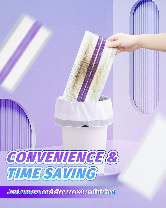 20-Pack Disposable Mop Pad Refills for Swiffer Wet Jet Spray Mop - Wet Jet Pads for All Floor Types - 5 Layers Thickened Durable and Super Absorbent