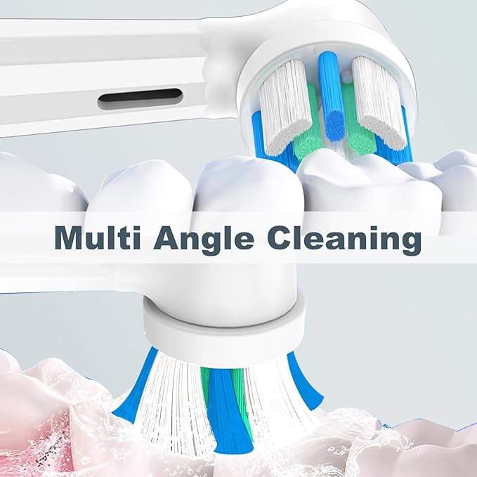 12 PCS IO Replacement Heads Compatible with Oral b IO 2/3/4/5/6/7/8/9/10 Series Electric Toothbrush, Brush Heads Refills Compatible with Oral B IO (White)