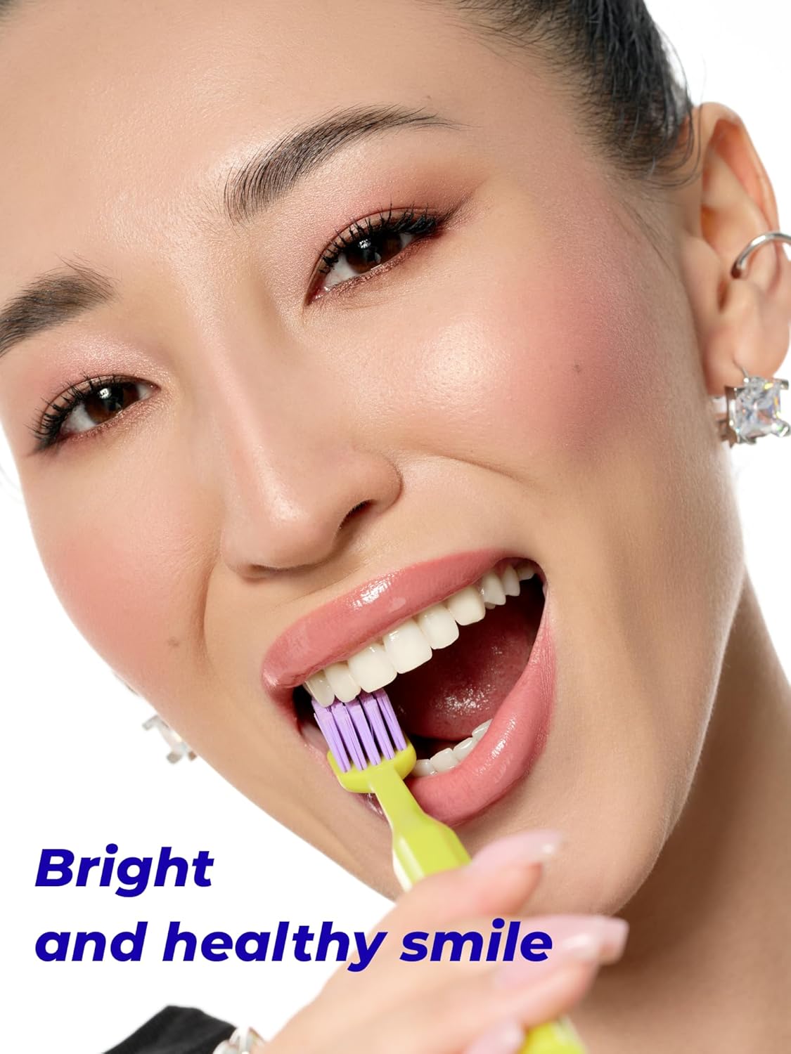 Medium Soft Toothbrush for Adults | Ultra-Dense Rounded Bristles | Gentle on Gums | Deep Plaque Removal | Whiter Smile | Suitable for Braces | 2 Pack Multicolor