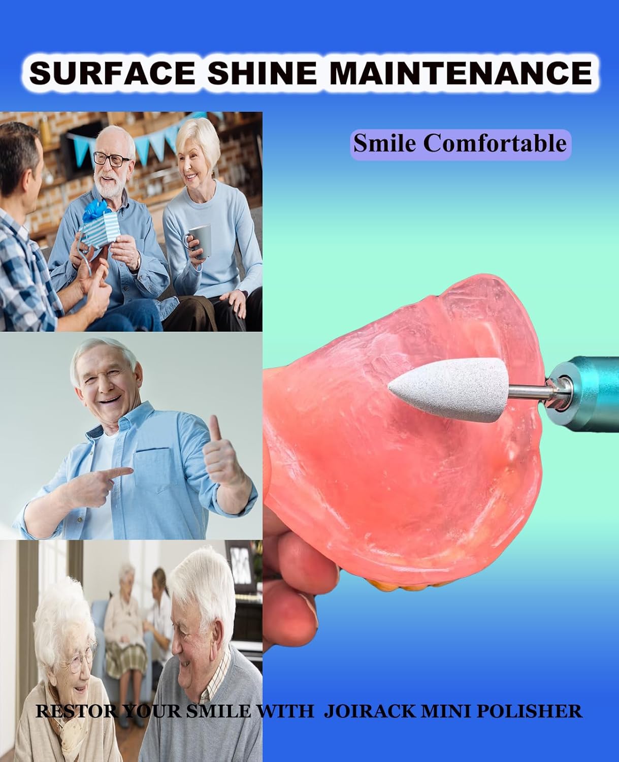 Cordless Repair Kit 35000 RPM Mini Polisher for Edge Correction, Stains Remove and Surface Finishing, Includes 16 Polishing and Cleaning Attachments and Storage Box