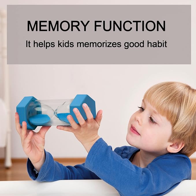 30 Minutes, Sand Timer, Hourglass Sand Timer, Kitchen Timer Digital for Cooking, Clock Timer, for Games, Classroom, Kitchen, Toothbrush Timer, Decoration, Blue