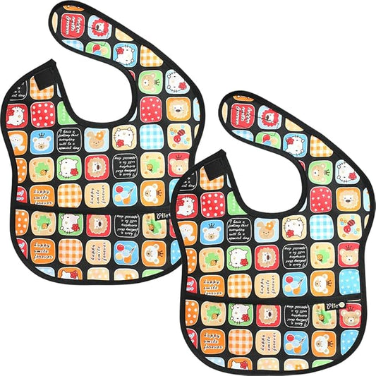 Long Sleeve Waterproof Bib for Toddlers – Soft Feeding Smock for Baby Mealtime, Self-Feeding,BPA-Free, Easy Clean