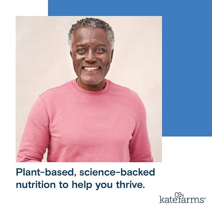 KATE FARMS Organic 1.4 High Calorie Nutrition Shake, Plain, 20g Protein, 27 Vitamins and Minerals, Meal Replacement, Protein Shake. 11 oz (12 Pack)