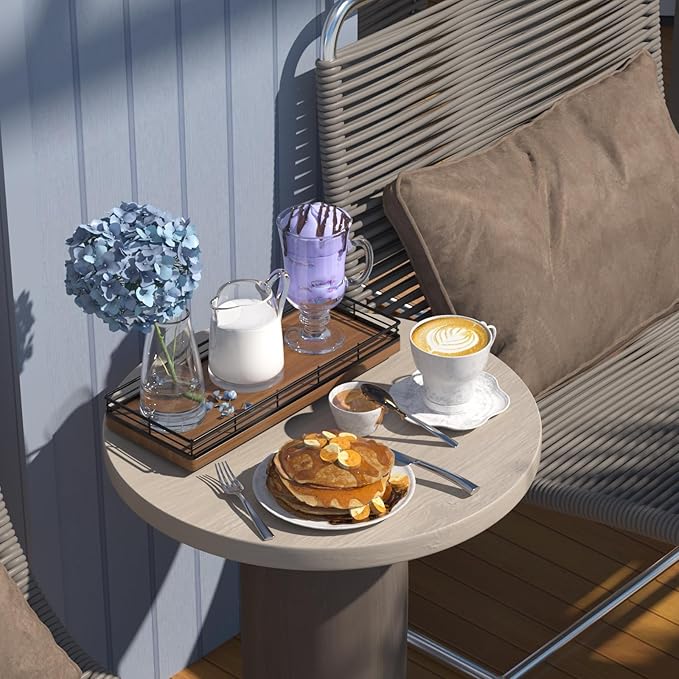 Wooden Decorative Tray, Oak 11.2" L Coffee Table Tray for Kitchen Countertop Soap Sponge Holder Candle Nightstand Table Centerpieces for Dining Room Decor Walnut