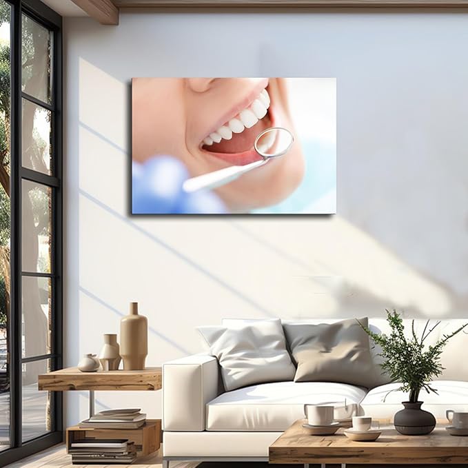 Braces, Dental Clinics, Plastic Tools, Orthodontic Clinic Poster Wall Art for Living Room Bedroom Wall Art Printins Wall Decor (12x18inch-No Framed)