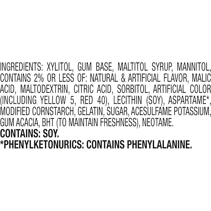 Cubes Chewing Gum, Sugar Free, Orange Cream Pop, 40 Pieces, LIMITED EDITION, (Pack of 2)